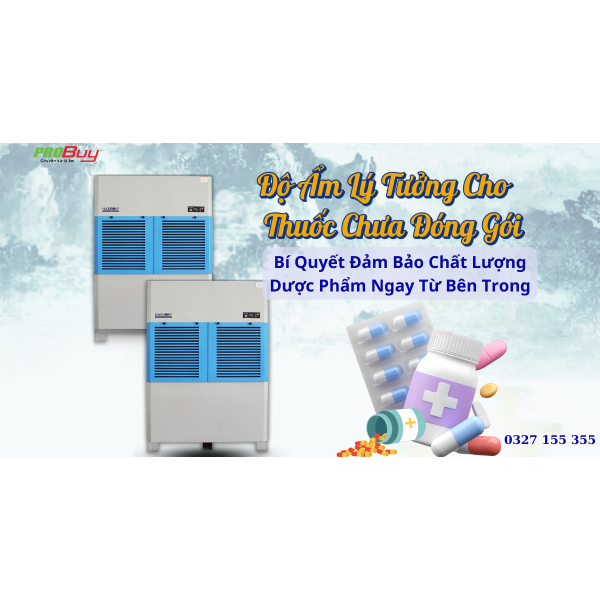 Độ Ẩm Lý Tưởng Cho Thuốc Chưa Đóng Gói – Bí Quyết Đảm Bảo Chất Lượng Dược Phẩm Ngay Từ Bên Trong